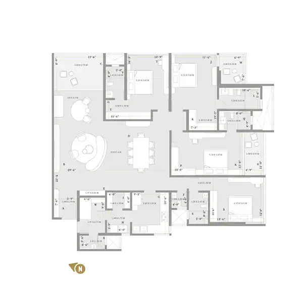 Tower - B 4 Bed Regalia (Type 1)